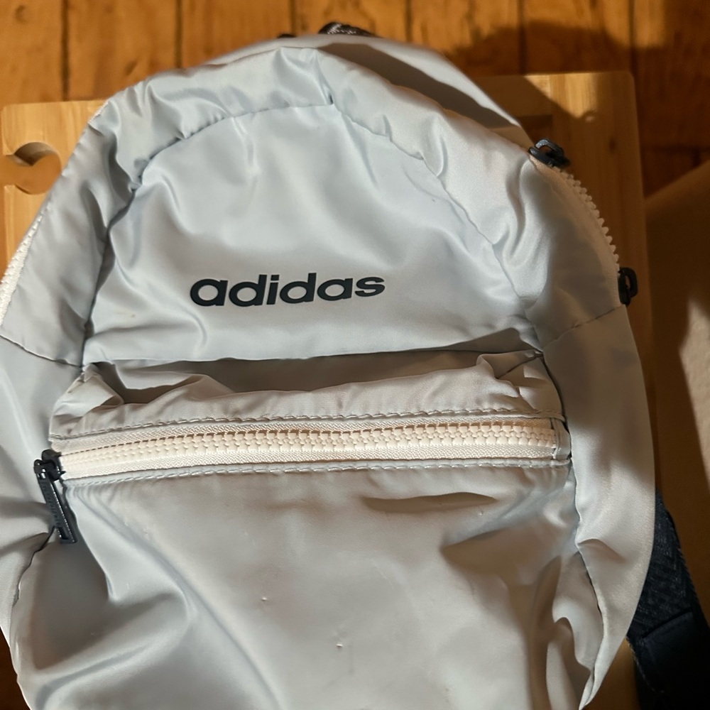 Adidas Navy and Light Gray Backpack
